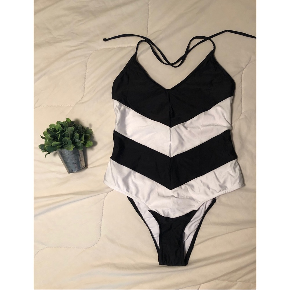 *SOLD* VENUS one piece halter bathing suit